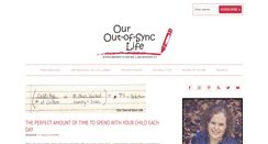 Desktop Screenshot of ouroutofsynclife.com